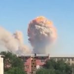 В городе Арысь взрываются боеприпасы на военном складе ВИДЕО