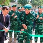 Открылся новый комплекс воинской части погранотряда "Газах"