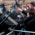 В Барселоне в ходе протеста против приговора экс-лидеру Каталонии задержали пять человек