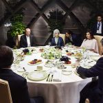 Главы государств и правительств, участвующие в VII Саммите Тюркского совета встретились за ужином