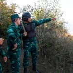 Глава погранслужбы Азербайджана побывал на госгранице с Арменией