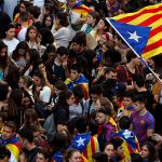 В Барселоне началась центральная манифестация сторонников независимости Каталонии
