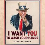 Трамп в образе Дяди Сэма призвал американцев мыть руки