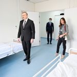 Ильхам Алиев и Мехрибан Алиева приняли участие в открытии первого больничного комплекса модульного типа в Баку