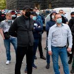 Бизнесмены вышли на протест против карантина в Киеве