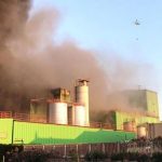 В Турции вспыхнул пожар на крахмальном заводе