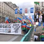 В Лондоне прошла мирная акция азербайджанцев против армянской агрессии