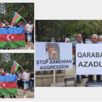 В Марнеули прошла акция в поддержку территориальной целостности Азербайджана