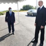 Президент Ильхам Алиев ознакомился с проектом реконструкции участка автомобильной дороги Баку-Шамахы- Муганлы-Исмаиллы-Габала