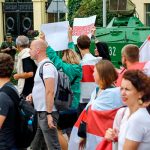 Участники оппозиционного марша начали собираться в центре Минска