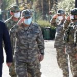 Хулуси Акар прибыл с инспекцией на границу с Сирией