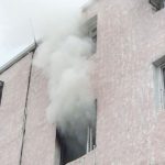 В Шуше произошел пожар в пятиэтажном здании