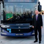 Эрдоган протестировал первый турецкий беспилотный электробус