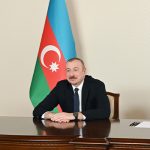 Президент Ильхам Алиев выступил на саммите ОЭС в видеоформате