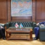 Глава МИД Азербайджана проводит встречу один на один со своим грузинским коллегой