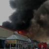В результате пожара на рынке в Барде сгорело 2100 кв. м территории