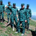Азербайджанские генералы побывали на границе с Арменией
