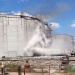 В Дагестане загорелся резервуар с мазутом объемом 5 тысяч тонн