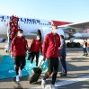 Сборная Турции по футболу прибыла в Баку