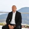 Ильхам Алиев дал интервью Азербайджанскому телевидению