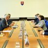 Председатель Милли Меджлиса встретилась с главой МИД Словакии