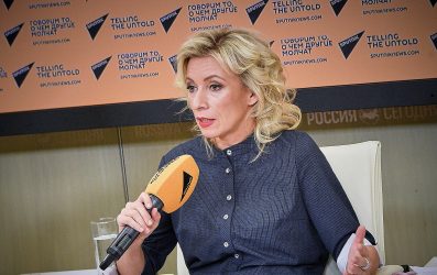 Zaxarova v Sputnike