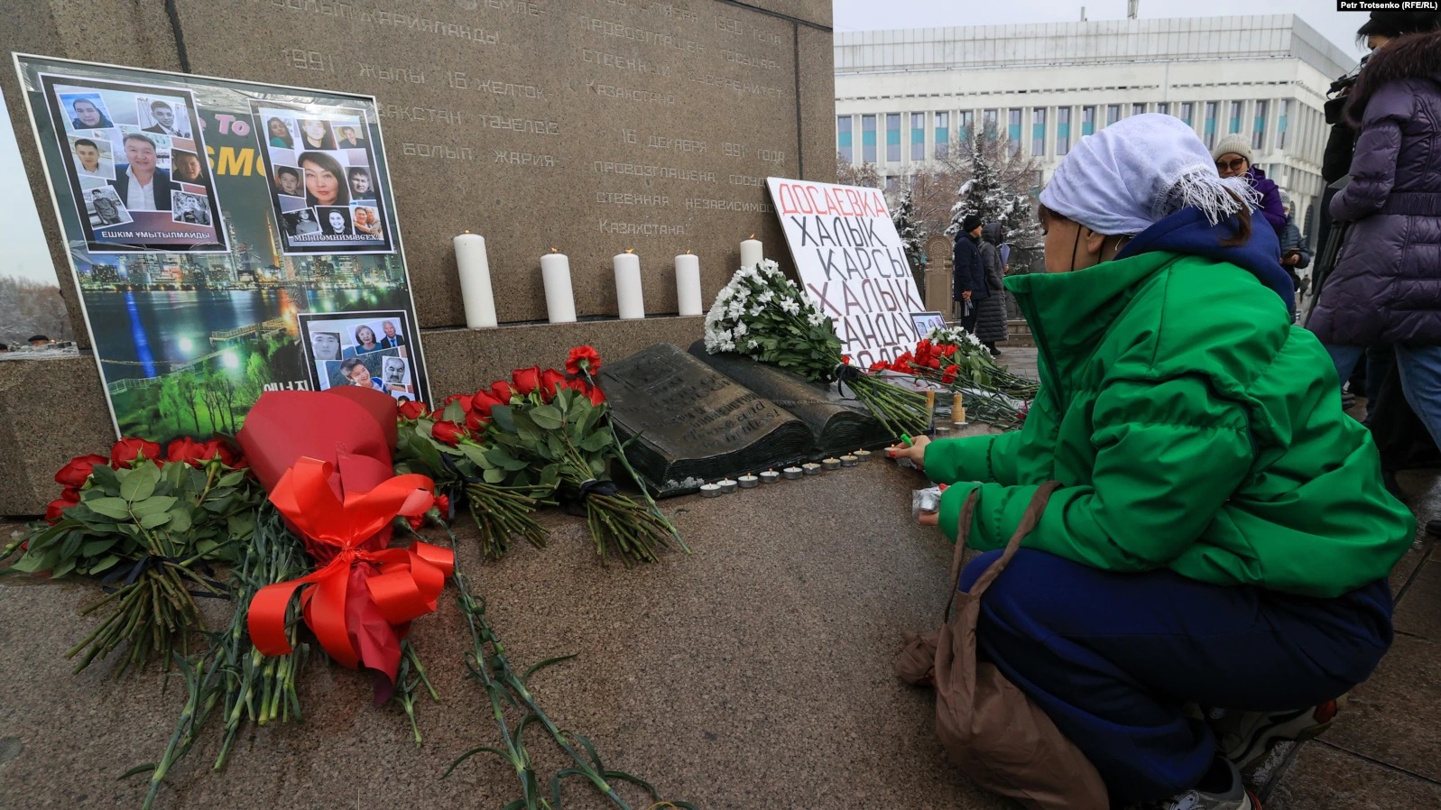 Смерть салтанат в казахстане. Январские события в Алмате. Семьи погибших военных.
