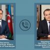 Глава МИД провел телефонную беседу с генсеком Организации тюркских государств