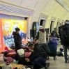 В метро Киева укрываются до 15 тысяч человек