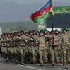 Азербайджанские военнослужащие на военном параде в Пакистане
