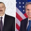 Ильхам Алиев провел телефонный разговор с госсекретарем США