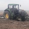 В Физули трактор подорвался на мине