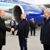 Ильхам Алиев прилетел в Санкт-Петербург