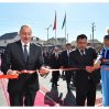 Президент Ильхам Алиев принял участие в церемонии открытия школы имени Низами Гянджеви в Бишкеке