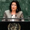 Президент Грузии заявила о 100 тыс обосновавшихся в стране россиян