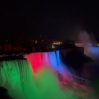 Ниагарский водопад окрасился в цвета флага Азербайджана