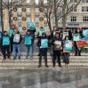 В Германии провели акцию в поддержку экологических активистов Азербайджана
