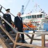 Ильхам Алиев на церемонии сдачи танкера