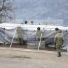 Российские миротворцы устанавливают казармы, палатки и генераторы на территории проведения акции на Лачинской дороге