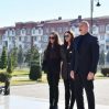 Президент Ильхам Алиев и Мехрибан Алиева посетили Шекинский район