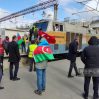 Из Азербайджана по железной дороге отправлена гумпомощь в Турцию