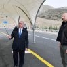 Ильхам Алиев открыл автомобильную дорогу Талыш-Тапгарагоюнлу-санаторий Гашалты