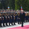 Состоялась церемония официальной встречи Президента Латвии Эгилса Левитса