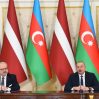 Ильхам Алиев и Эгилс Левитс выступили с заявлениями для прессы