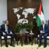 Байрамов встретился с премьер-министром Государства Палестина
