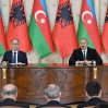 Президенты Азербайджана и Албании выступили с заявлениями для прессы