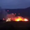 На Старокрымском полигоне "закурил" склад с боекомплектом, возник мощный пожар