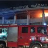 В Сумгайыте горит железнодорожный вокзал