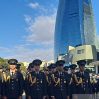 День Победы: в Баку проходят шествия военнослужащих