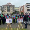 Азербайджанцы во Франции провели акцию протеста у памятника Натаван